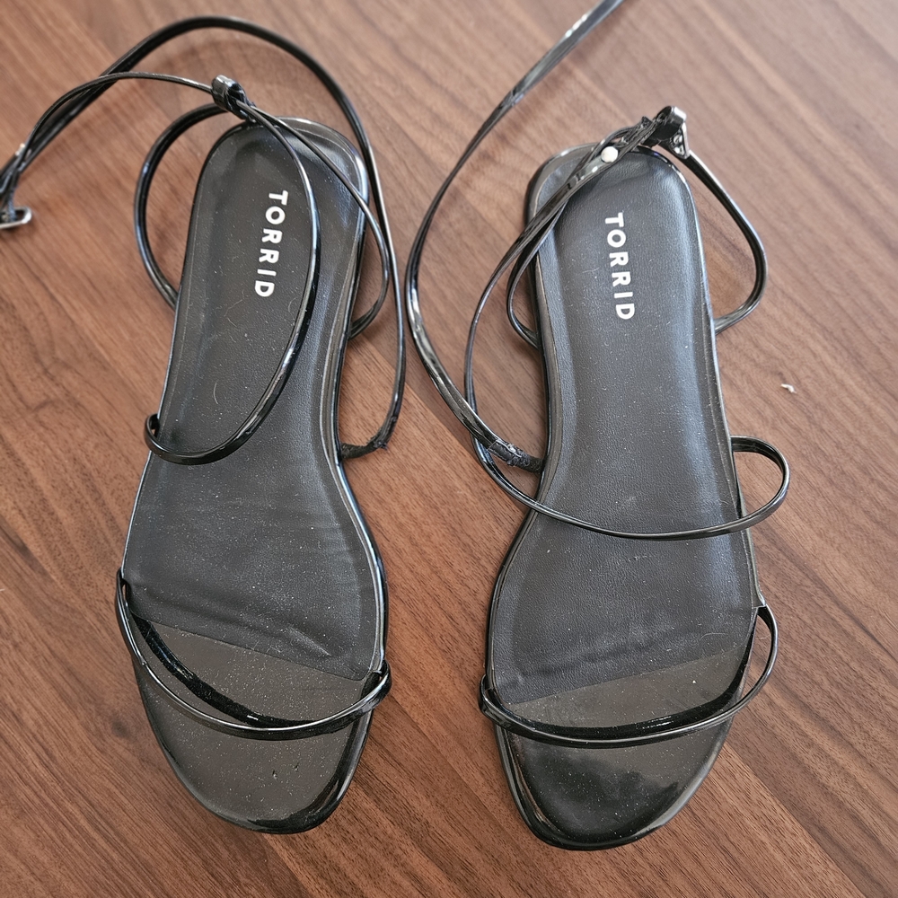 Torrid Black Strappy Sandals for Women